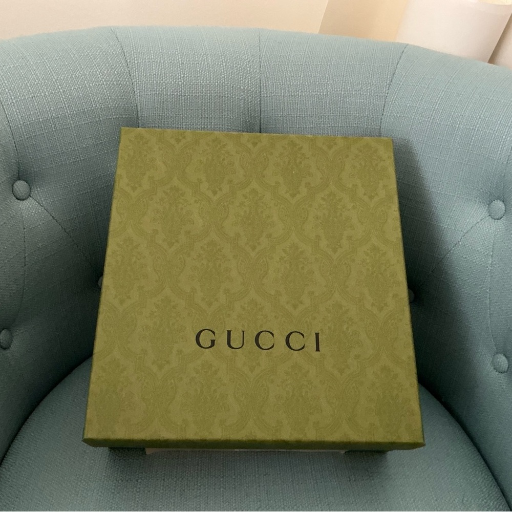 GUCCI Women 36.5 Interlocking GG Cutout Brown Platform Sandals 💯 Authentic - Picture 13 of 14